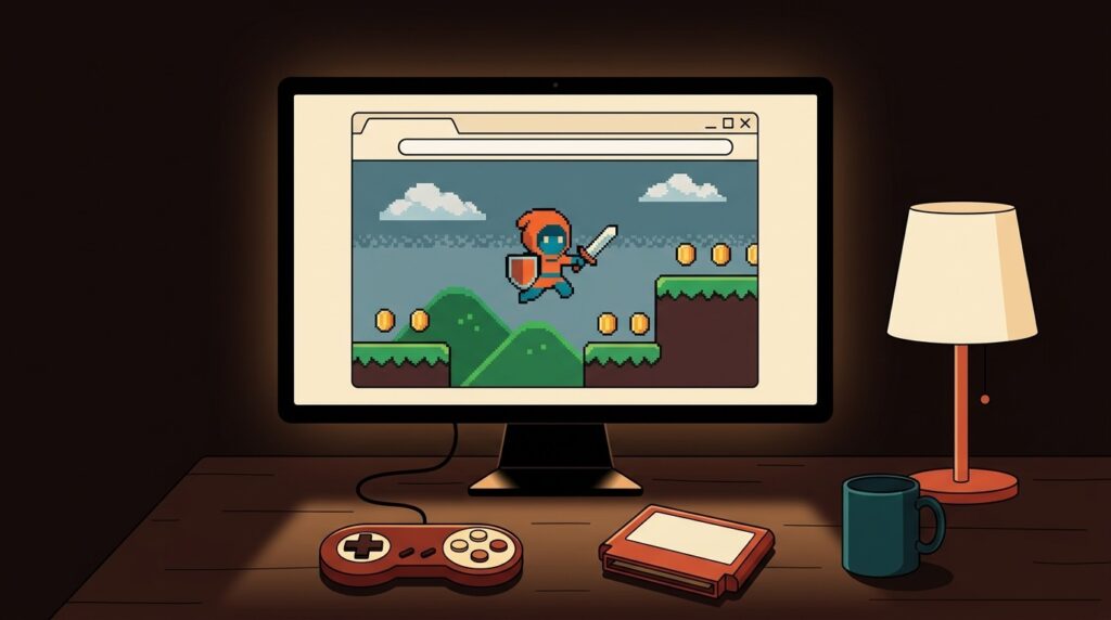 Cómo jugar un juego homebrew en tu navegador, paso a paso